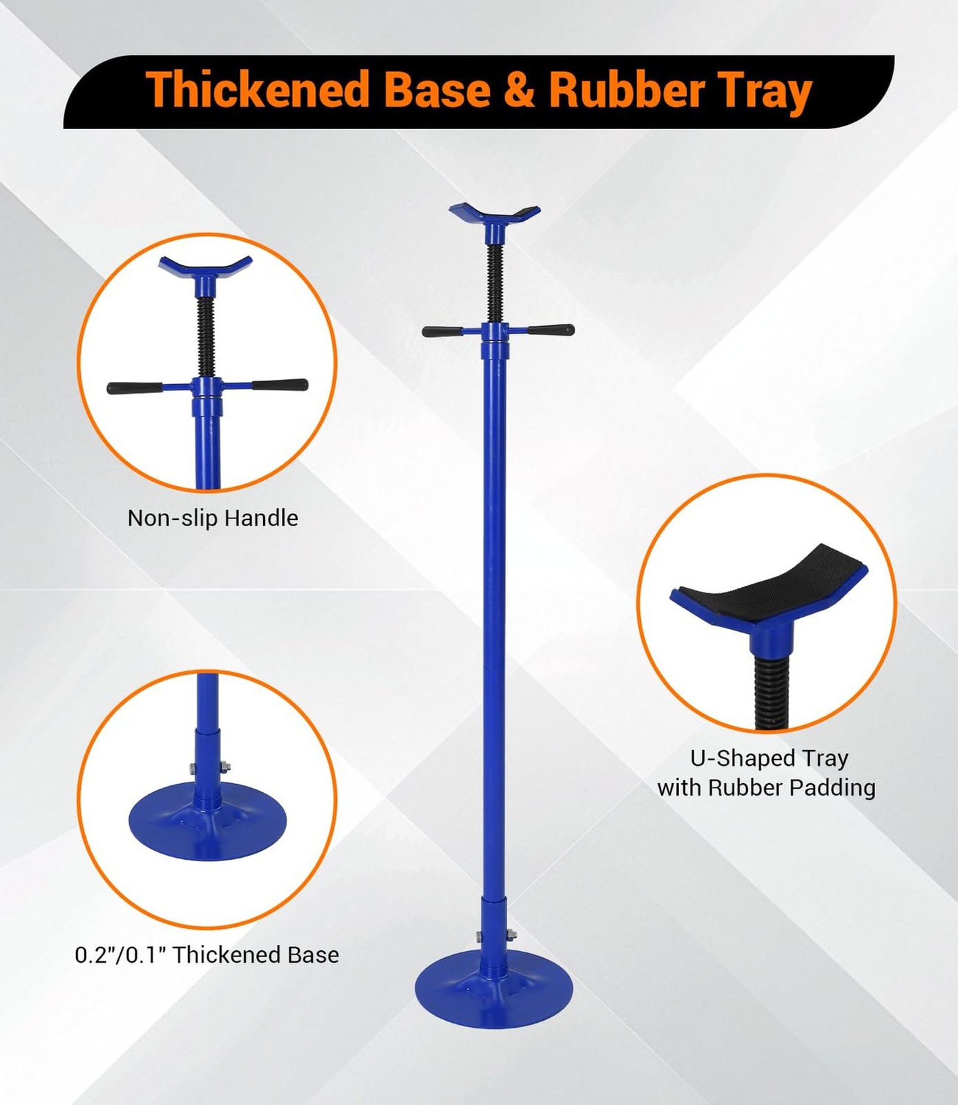 2PACK Underhoist Support Stand, 3/4 Ton Jack Stand, Under Hoist Stand for Veh...