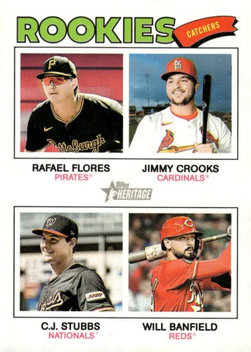 2026 Topps Heritage #376 Will Banfield / C.J. Stubbs / Jimmy Crooks /