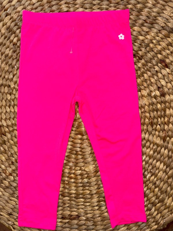 LIMITED TOO pink capri LEGGINGS size 6X NWOT