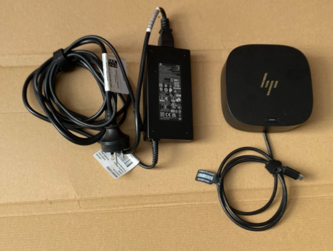 Hewlett Packard HSN-IX02 USB-C Laptop Dock G5 | HP 120Watt HP Power Supply