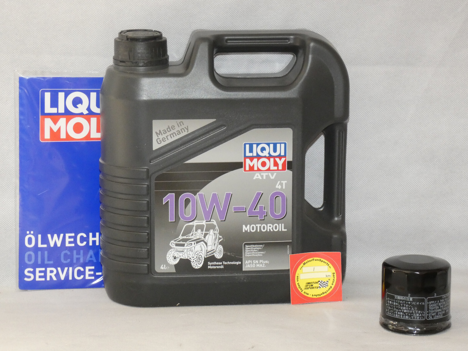 Oil Change Set Yamaha YFM 350 Wolverine Engine Oil Oil Filter Liqui Moly