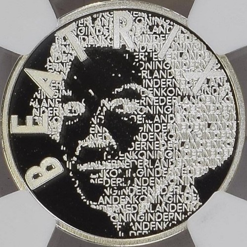 NETHERLANDS. 2003, 5 Euro, Silver - NGC PF70 - Top Pop 🥇 Vincent Van Gogh - Picture 5 of 5