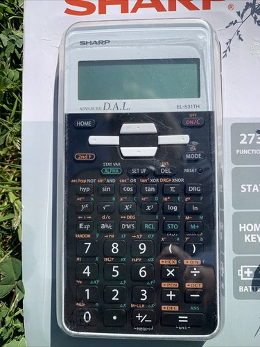 SHARP EL-531THB-WH SCIENTIFIC CALCULATOR NEW Sealed New Old Stock Free Post - Picture 4 of 8
