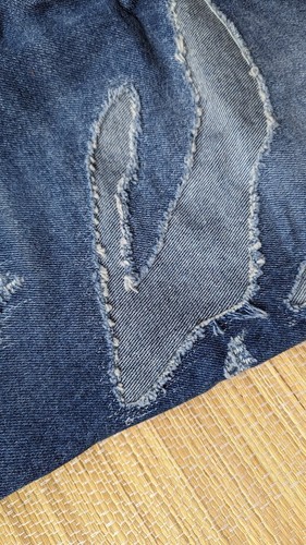 Vaqueros Just Cavalli desgastados elásticos rectos talla 30 Hecho en Italia corriendo grande - Imagen 5 de 17