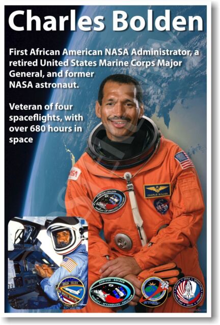 Charles Bolden - NEW NASA African American Astronaut Space Exploration POSTER