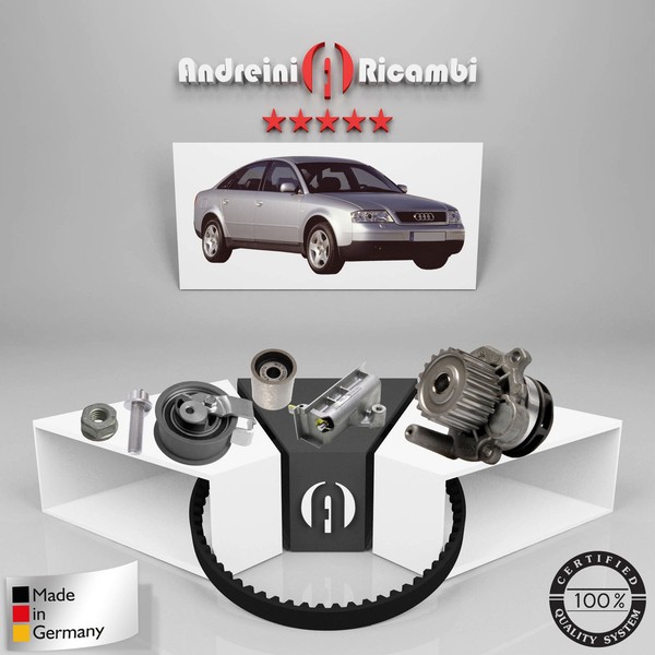 Set Vertrieb+Wasserpumpe Audi A6 C5 1.9 Tdi 85KW 115CV 2004->-image