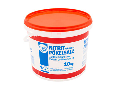 Nitrit Pökelsalz 10kg Eimer Hergestellt in Deutschland Südsalze