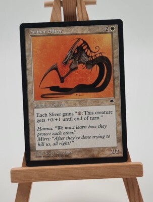 Armor Sliver Tempest Magic Card MTG English (Armored Remasuri)