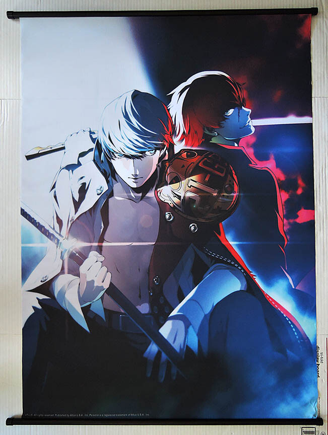 ATLUS PERSONA 4 ARENA ULTIMAX ANIME FABRIC WALL SCROLL HANGING ART