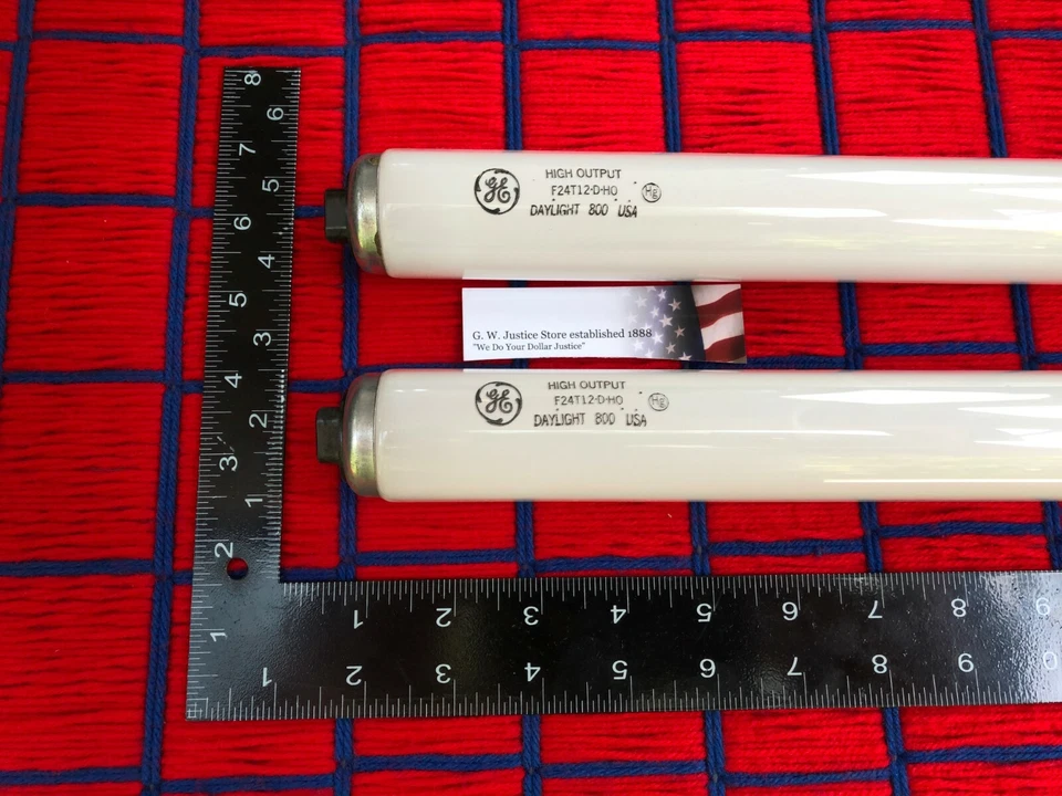 2 new GE 24" H.O. FLUORESCENT light bulb USA 35w daylight F24T12/D/HO sign 10275 - Image 2 of 4