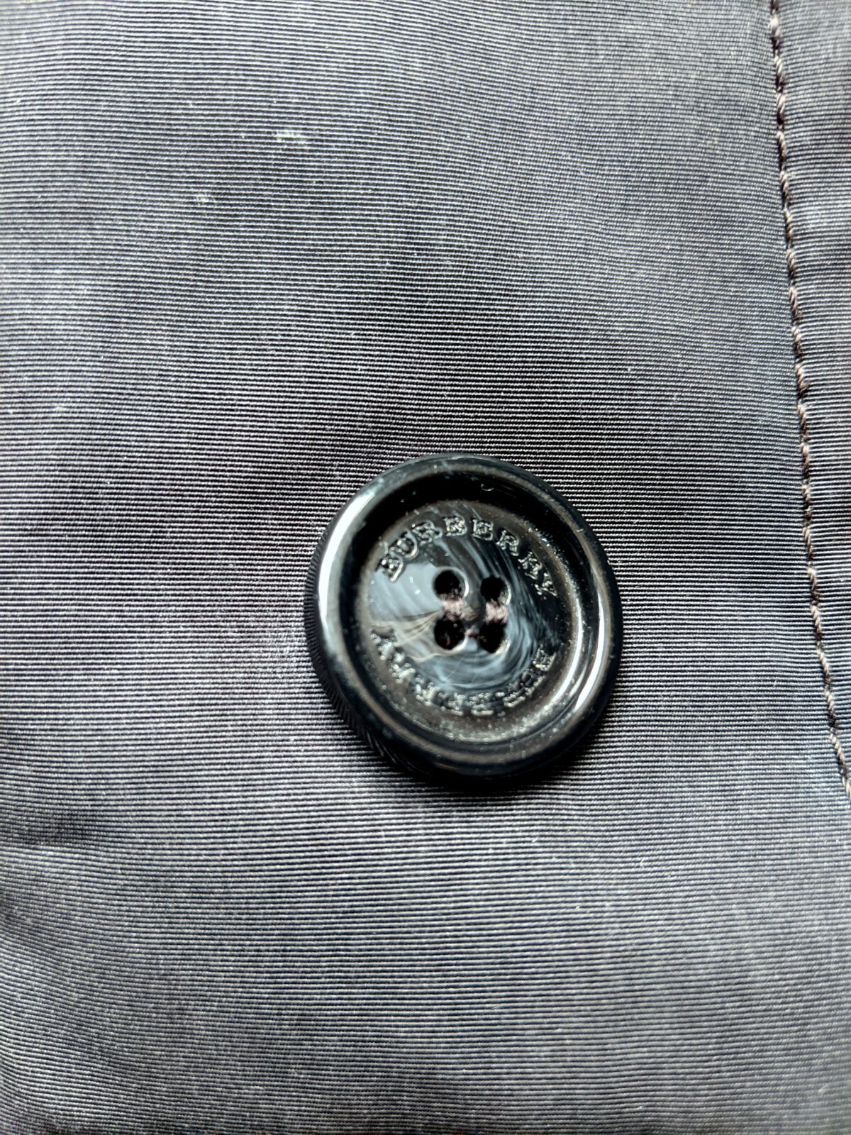 BURBERRY London Black Trench Coat Waterproof Jacket Size 54 eBay