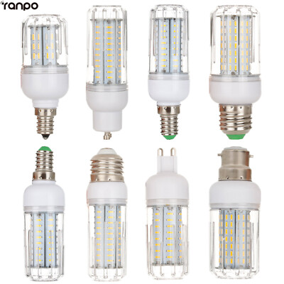 Dimmable E12 E14 E26 E27 G9 GU10 LED Corn Bulb Light 12W 18W 21W 25W White Lamp