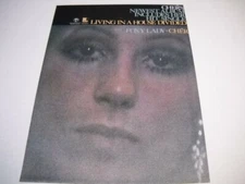 CHER her newest album is FOXY LADY rare and original 1972 Promo Poster Ad 