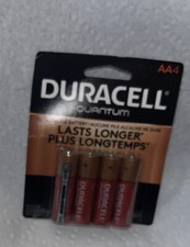 I Pack Duracell Quantum AA4 Alkaline Batterie...