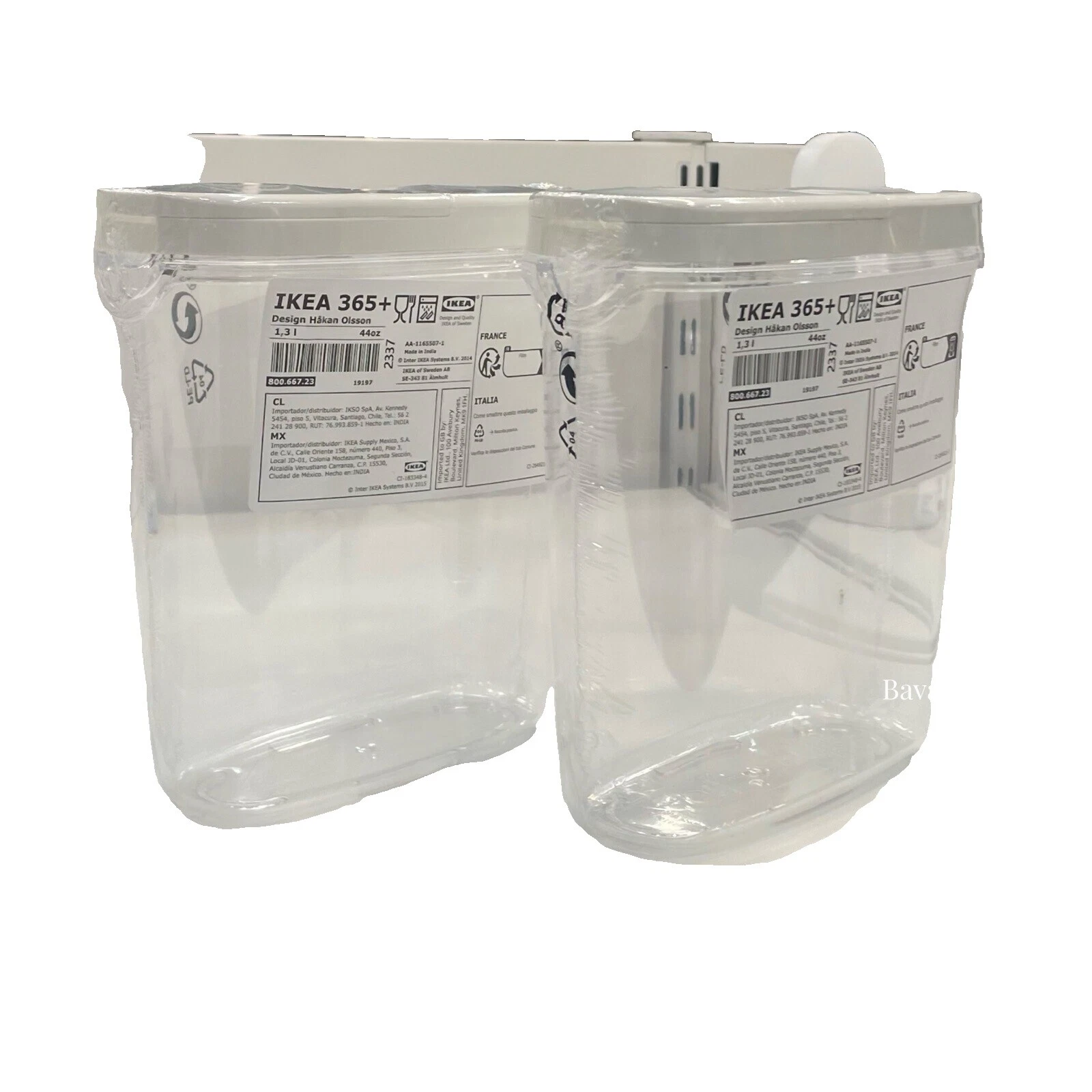 Contenedores de almacenamiento de alimentos de vidrio IKEA