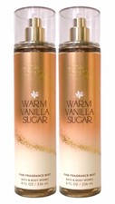 2 PACK BATH BODY WORKS WARM VANILLA SUGAR FINE FRAGRANCE MIST BODY SPRAY 8 OZ