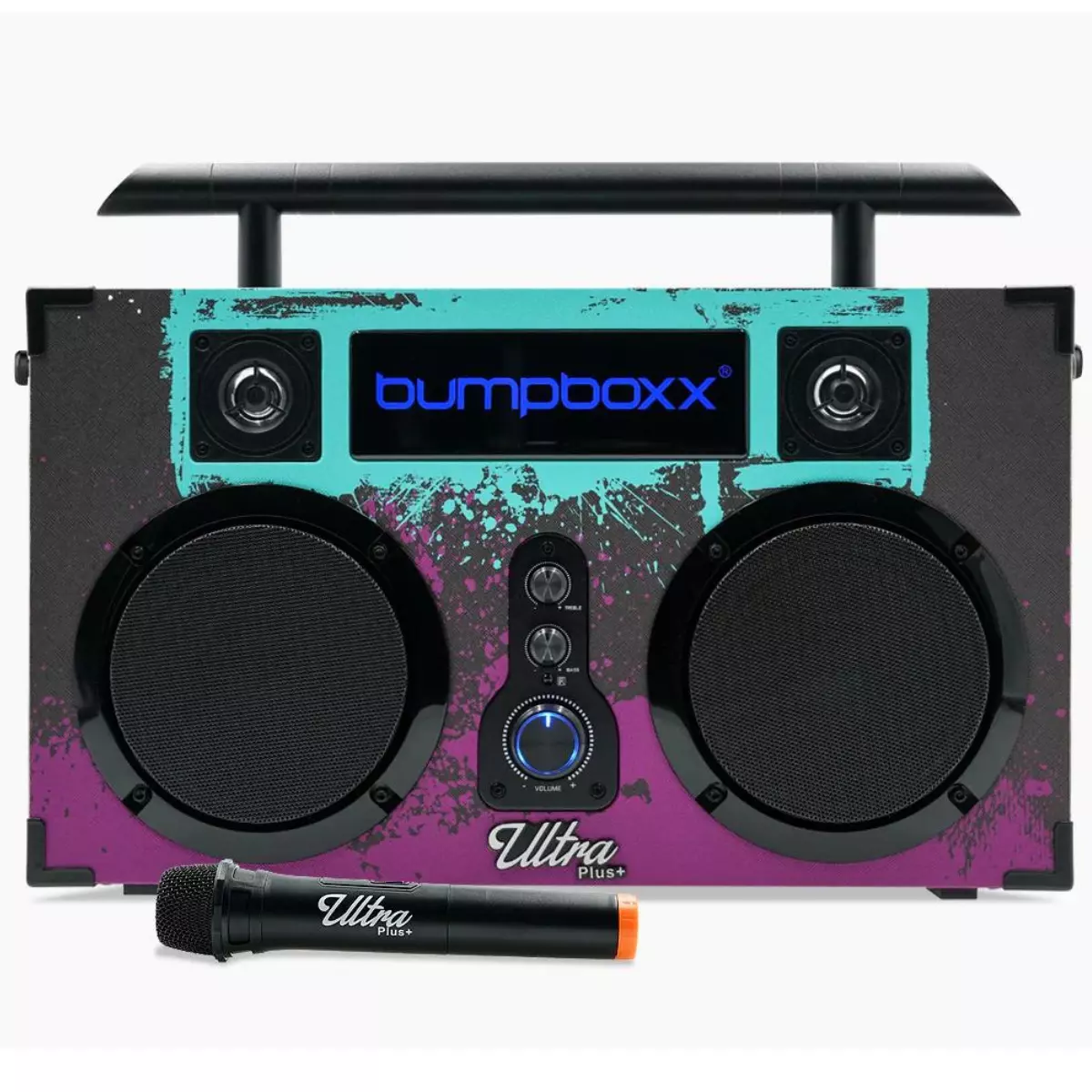 JUST RELEASED Ultra Plus Bumpboxx Bluetooth Boombox w Microphone