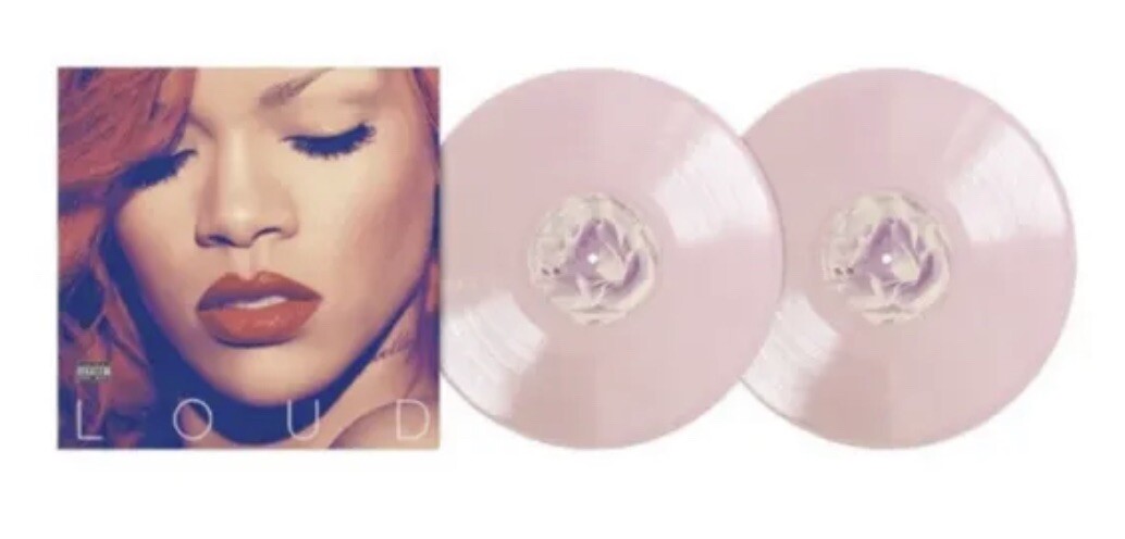 Rihanna Loud RIH Issue Exclusive Vinyl Opaque Baby Pink Color