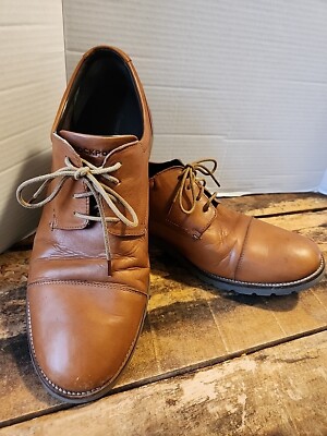 Mens Rockport Adiprene By Adidas Shoes 13 M V74224 Brown Leather Oxford  Dressy | eBay