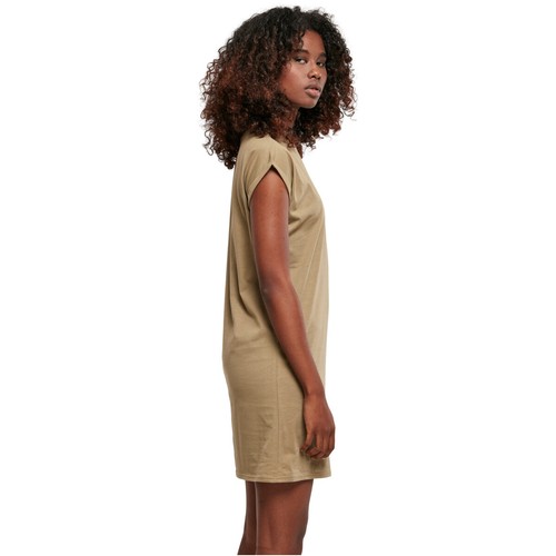 Urban Classics Ladies Turtle Extended Shoulder Dress Damen Sommer Kleid XS - 5XL - Picture 43 of 161