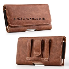 Men Cell Phone Belt Pack Bag Loop Waist Holster Pouch Case​ Cover Universal L