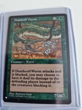 Mtg Deathcoil Wurm ~ The List (Portal 2nd Age Symbol) ~ Rare ~ [NearMint]