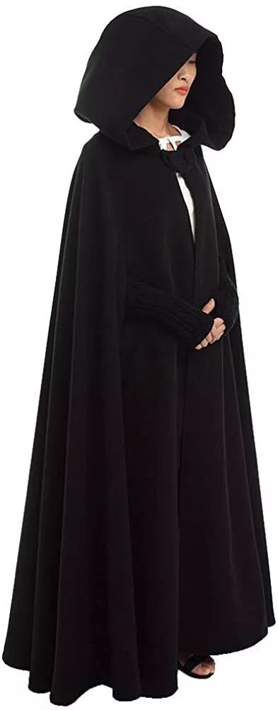 GRACEART Women s Hood Woolen Cape Bridal Wedding Winter Cloak Plus Size Thick Co