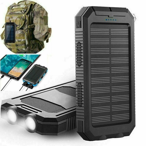 30000MAH Solar Power USB Portable Solar Phone Charger Bank with LED Flashlight - Picture 20 of 23