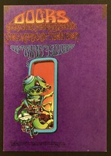 Carte postale The Doors Bill Graham BG 44 Fillmore type C 1967 psychédélique violet