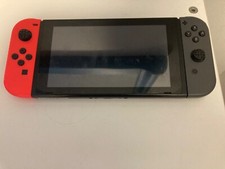 Black nintendo switch used with animal crossing