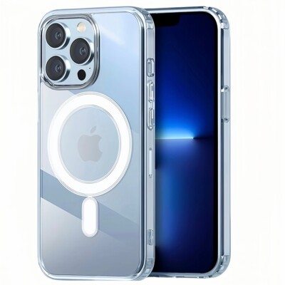 MagSafe Cover Case für Apple iPhone 16 / E Plus Pro Max Magnetisch Transparent