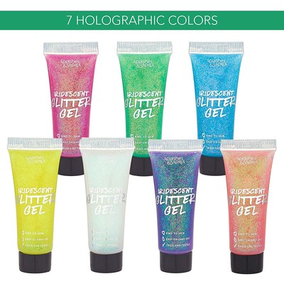Glitter Body Paint Gel Color Cosmetic Ultra Vibrant Shimmer by Splashes & Spills