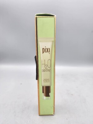 PIXI by Petra H2O Skintint Foundation Tinted Face Gel Cocoa 1.2 fl Oz OPEN BOX