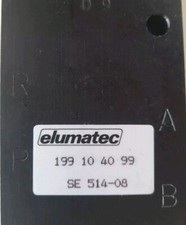 NEU !!! elumatec Ventil  VALVE !!! NEU !!! 199104099 SE 514-08 !!! NEU