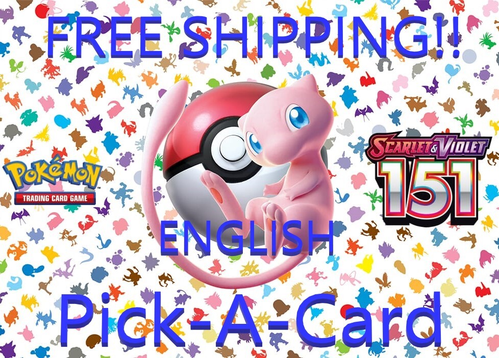 Scarlet and Violet - 151 Mew - Pick a Card - ENGLISH - Near Mint FREE SHIPPING!!
