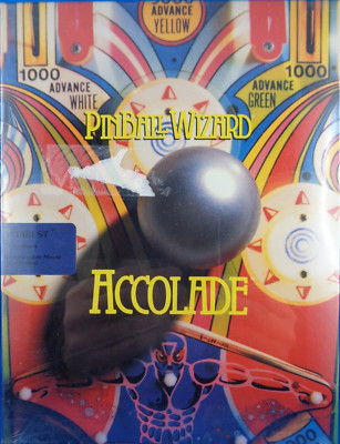 ATARI ST -- PINBALL WIZARD (ACCOLADE) #NOS #SEALED