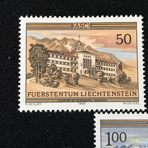 Lichtenstein Monasteries 1985 Stamps - Picture 2 of 6