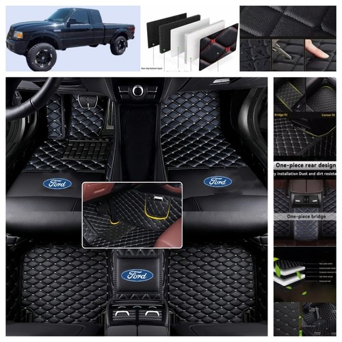 For Ford Ranger 1998-2020 Car Floor Mats Custom Standard Crew Extended Cab Rugs - Imagen 4 de 35