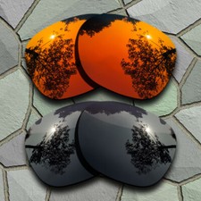 Red Orange Grey Black Lenses Replacement for-Oakley Beckon OO9125 Polarized