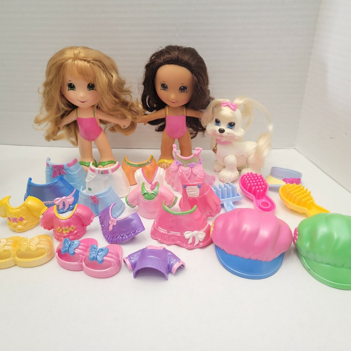 Big Snap N Style Fisher Price Dolls Dog Accessories Clothing Shoes Lot  Bundle