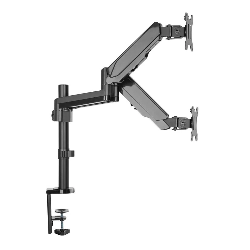 Inland LDT16-C024N Gas Spring Dual Monitor Desk Mount for Monitors 17 - 32 inch - Image 2 of 4