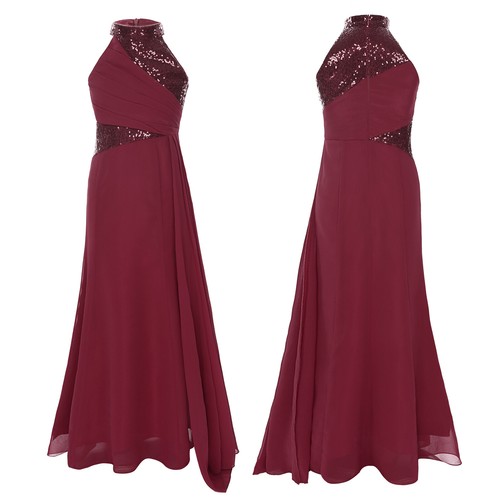 Kid Girls Dresses Shiny Dress Flattering Sundress Formal Activewear Wedding - Picture 4 of 71