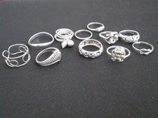 Sterling Silver Rings Various Styles and Sizes