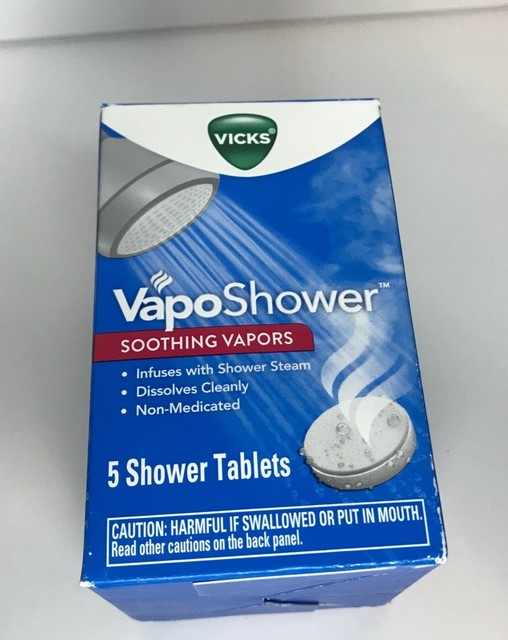 Vicks VapoShower Soothing Vapors Tablets 5 Count for sale online eBay