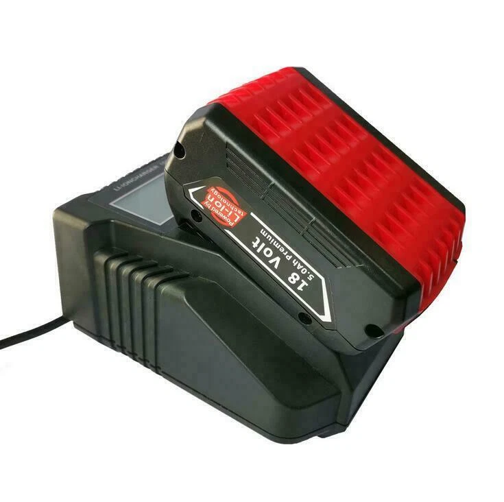 pour Bosch Batterie 18V 5Ah 18V GBA GSR GSB GDR BAT609 BAT610 BAT618 BAT619 620 - Photo 2/4