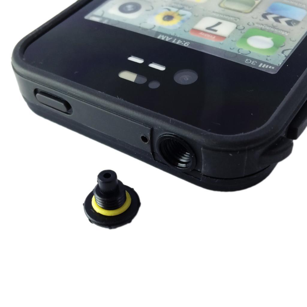 Headphone AUX Waterproof Cable Plug Adapter for Apple iPhone 4S 4