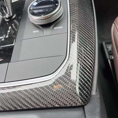 Real Carbon Fiber Center Console Panel Cover Kits fit For BMW G01 X3 X4 X3M X4M - Bild 6 von 10