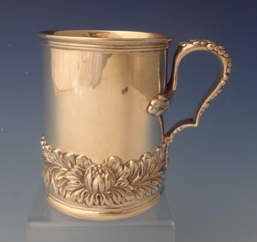 Chrysanthemum by Tiffany & Co. Sterling Silver Baby Mug / Cup Rare (#0123) - 第 1/5 張圖片