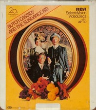 Butch Cassidy and The Sundance Kid 1969 CED RCA SelectaVision TESTED WORKING