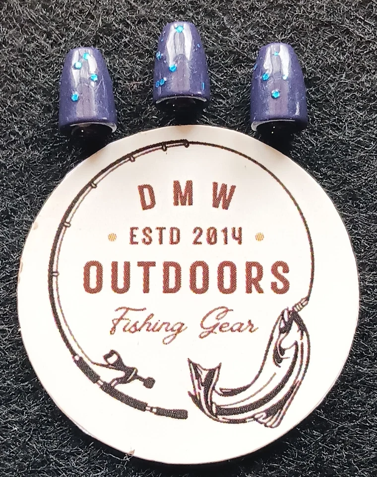 Tungsten JUNEBUG BLUE Worm Weights 1/32 ounce (.9g) 15pk, Bullet Weights - Image 3 of 4